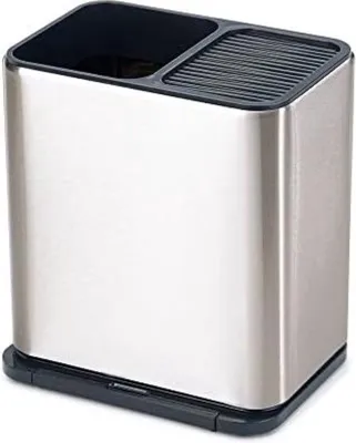 Obrázek produktu pro Nádoba na vaření – nádoba na kuchyňské náčiní – nádoba – držák na nádobu na vaření – nádoba na vaření – 13 (š) x 18 (h) x 20 (v) cm – nerezová ocel