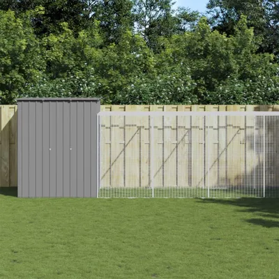 Immagine prodotto di Hennenhok: pollaio.
Kippenhok: pollaio.
Kippenren: recinto per galline.
Dierenhok: ricovero per animali.
Pluimveehok: pollaio.
Acciaio zincato.
Dimensioni: circa 165x668x181 cm