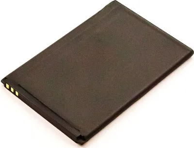 Produktbild von Akku für Wiko Akku kompatibel mit Wiko Li-Ion 3,7 Volt 1800 mAh schwarz.