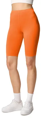 Produktbild von Merry Style Damen Kurze Leggings aus Viskose MS10-145(Orange, S)