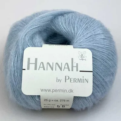 Produktbild von Hannah by Permin – Luxusgarn aus Wolle, Seide & Kaschmir (26 himmelblau)