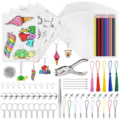 Krimpplastic-Set, 194-teilig, DIY-Bastelzubehör