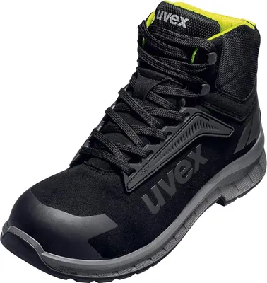 Image de Chaussures de sécurité uvex 2 trend S3S bottes à lacets noir/jaune 42
