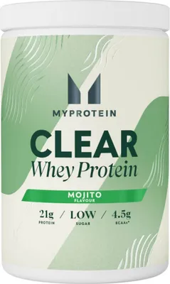 Productafbeelding van MyProtein Clear Whey Protein 498 - 509 g, smaak: mojito / Whey-isolaat / Hoogwaardig gehydrolyseerd whey-isolaat met een uitzonderlijk verfrissende en heerlijke smaak