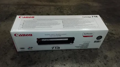Produktbild von Canon CRG-718 Bk, 3400 Seiten, Schwarz, 1 Stück(e)