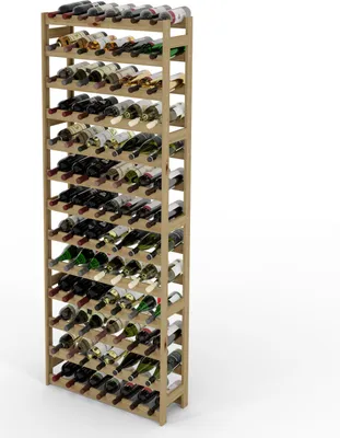 Produktbild von Flaschenregal Weinschrank Weinständer Weinregal für Flaschen RW-1-91 Natur LENMAR