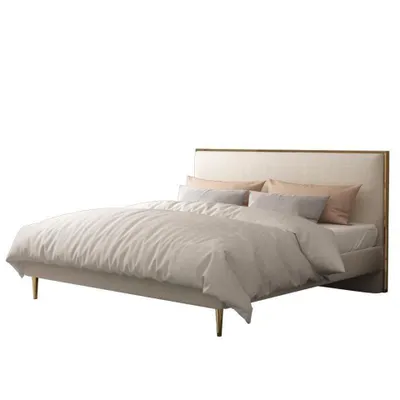 Produktbild von Bett 2x Nachttisch 3 tlg Schlafzimmer Set Design Modern Luxus Klassisch Möbel