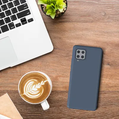 Produktbild von EAZY CASE - TPU Hülle für Samsung Galaxy A42 5G, TPU Case stoßfeste Handyhülle, weiches Cover mit Kameraschutz, Silikonhülle in Dunkelblau