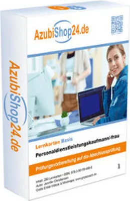 Produktbild von AzubiShop24.de Personaldienstleistungskaufmann Lernkarten