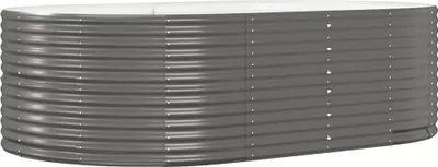 Produktbild von vidaXL Hochbeet Grau 212x140x68 cm Verzinkter Stahl