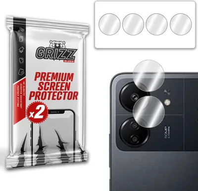 Produktbild von Glas für die Kamera GrizzGlass HybridGlass Kamera für Xiaomi Poco C65