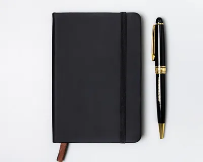 Productafbeelding van Notitieboekje Peterson A6, zwart, met lijntjes, 100 pagina's, 80 g