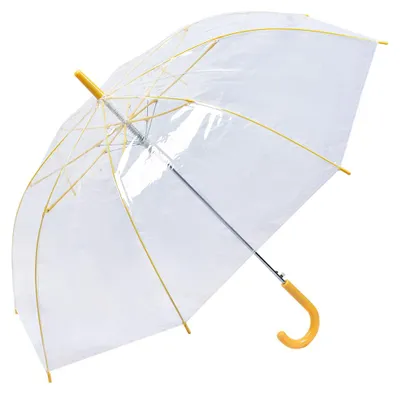 Produktbild von Clayre & Eef Erwachsenen-Regenschirm 82 cm Transparant Kunststoff