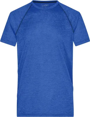 Produktbild von Funktions-Shirt für Fitness und Sport blue-melange/navy, Gr. XL