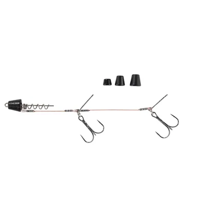 Produktbild von Balzer Hecht-System mit Wechselgewichten 14 cm Matt-Schwarz