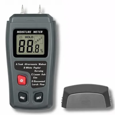 Image de Appareil de mesure numérique de l'humidité du bois, idéal pour le bois de chauffage, petit appareil portable pour mesurer l'humidité du bois