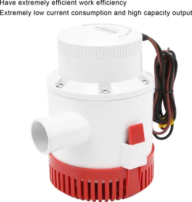 Immagine prodotto di Pompa acqua Blige 12V 3700GPH 11/2in Outlet Girante elettrica semi-aperta per barche e yacht
