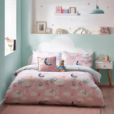 Produktbild von Peter Rabbit - Bettwäsche-Set "Sleepy Head" RV2882 (Junioren) (Pink)