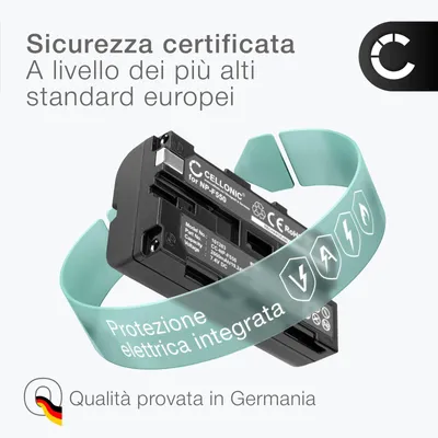 Immagine prodotto di CELLONIC 1x Batteria compatibile con Sony NP-F750, DCR-VX1000