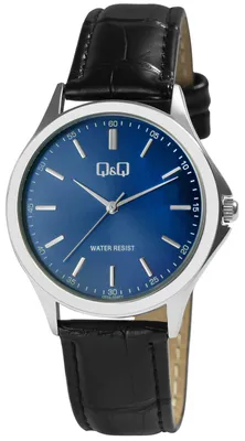Produktbild von Herrenuhr Kunstleder silberfarbig, 3 ATM