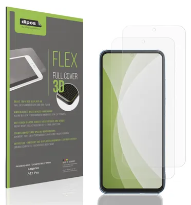 Image de 2x Full Cover mat Film pour Lagenio A12 Pro Film de protection ecrán