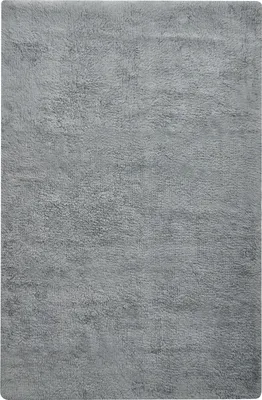 Produktbild von BELIANI Badematte Grau Baumwolle 60 x 90 cm Rechteckige Form Flauschiger Badematte Badezimmer Zubehör Modernes Design
