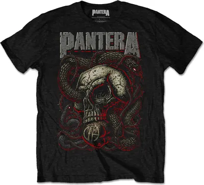 Produktbild von Pantera Serpent Skull Black S T-Shirt