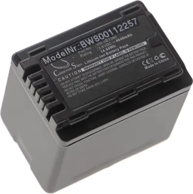 Produktbild von vhbw Akku Ersatz für Panasonic VW-VBK180, VW-VBK360, VW-VBT380, VW-VBT190 für Videokamera Camcorder (4040 mAh, 3,6 V, Li-Ion)