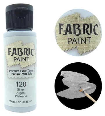 Produktbild von Aureuo 59ml Silber Silber Dressing Farbe für helle und dunkle Stoffe