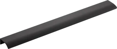 Produktbild von Griffleiste Möbelgriff Edge Straight LA 2x160mm L 350mm Alu schwarz matt