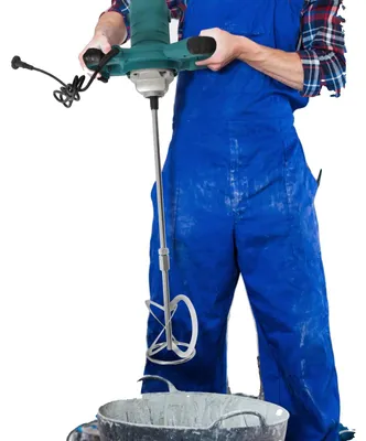 Produktbild von Elektrischer Mörtelmischer, 2100W Leistung, 6 Geschwindigkeitsstufen, M14 Welle, 220V Spannung, leichtes Design