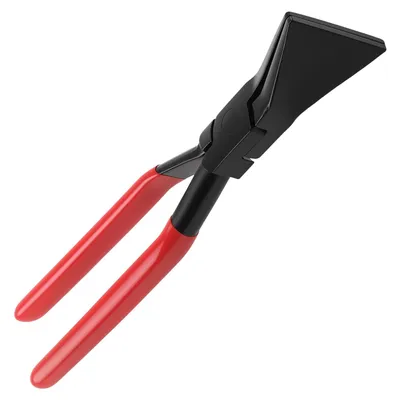 Produktbild von Blechbiegezange - Hand-Falzzange - Stahl 28 cm - Gerade Backen 0° - Zum Kantenbiegen von Blech