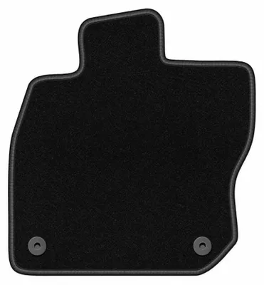 Immagine prodotto di Tappetino guidatore in moquette per Volkswagen Golf VIII eTSI 2020- (Alltrack/hatchback/station wagon) – 1 pezzo, nero, su misura – Wielganizator BASIC