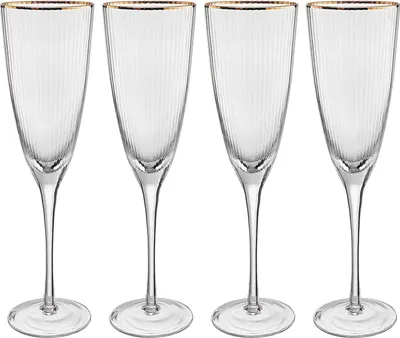 Produktbild von BUTLERS Champagnerflöte GOLDEN TWENTIES 4er-Set