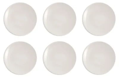 Produktbild von Villeroy & Boch NewMoon 6er Set Frühstücksteller 24 cm weiß Porzellan