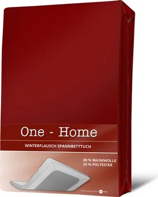 A product shot of a folded burgundy fitted sheet on a white background.