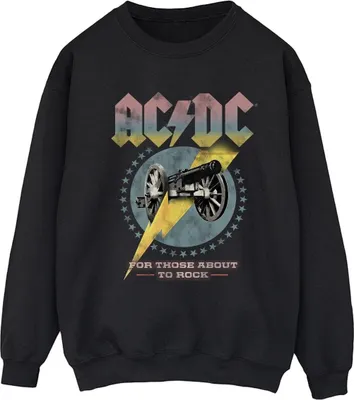 Produktbild von ACDC - "For Those About To Rock" Sweatshirt für Damen BI3557 (XXL) (Schwarz)