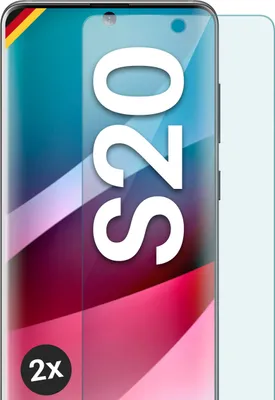 Produktbild von SCHUTZFOLIE FÜR SAMSUNG GALAXY S20 - ECHTGLAS, Stückzahl:2er Set
