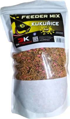 Image de DK Fishing Feeder mix wetted Corn 1kg