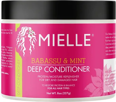 Produktbild von Mielle Babassu Oil & Mint Deep Conditioner 227g