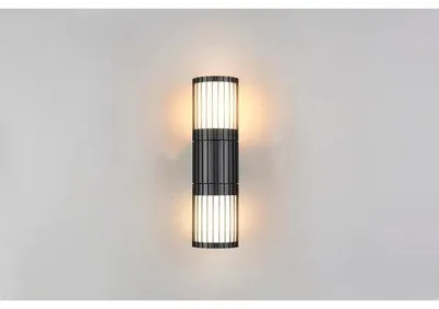 Image de Applique murale d'extérieur TRIO Volga TR 269460242 IP54 2xE27 4 W anthracite