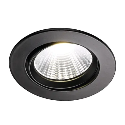 Produktbild von Nordlux FREMONT LED Einbauleuchte Schwarz 5.5W dimmbar 345Lm 4000K neutralweiss