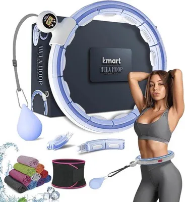Produktbild von Famanu Hula-Hoop-Reifen mit Massagefunktion - Abnehmbare Ring