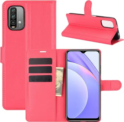 Produktbild von Xiaomi Redmi 9T Hülle - Coverup Klapphülle - Rot