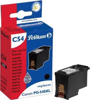 Immagine prodotto di Pelikan - Nero - Cartuccia d'inchiostro (equivalente: Canon PG-540XL) - per Canon PIXMA MG3150, MG3250, MG3510, MG3550, MG4250