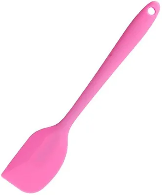 Obrázok produktu pre Uniqoos® Silikónová stierka, 27 x 5 cm – odolná voči teplu a vhodná do umývačky, bezpečná pre styk s potravinami, ružová, všestranný kuchynský a pečivársky pomocník, 65 g
