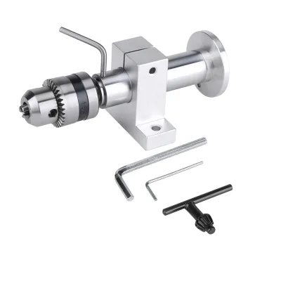 Image de Centre de rotation précis et réglable avec clé pour mini tour, idéal pour les projets de menuiserie DIY