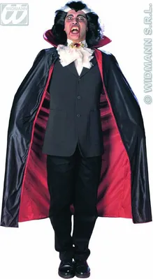 Produktbild von Kostüm Cape Umhang mit Kragen 135cm