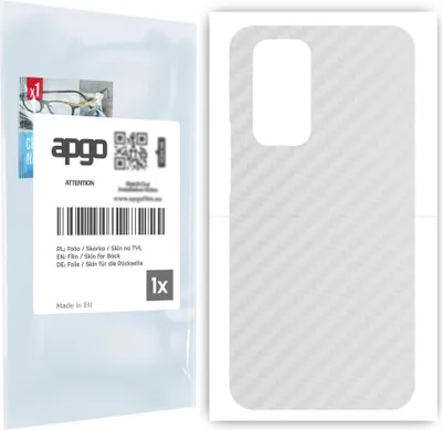 Produktbild von apgo Rückseite Schutzfolie für OnePlus 9 Pro -  Hinten Schutzfolie Carbon Transparent (durchsichtig), Rückseite Folie schützt vor Kratzern und Fingerabdrücken