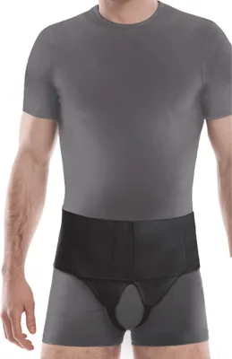 Produktbild von Schwarz XS, Hernie Leistenbruch Gürtel Unterstützung für reduzierbaren Leistenbrüche Hernia Truss Beiderseitig